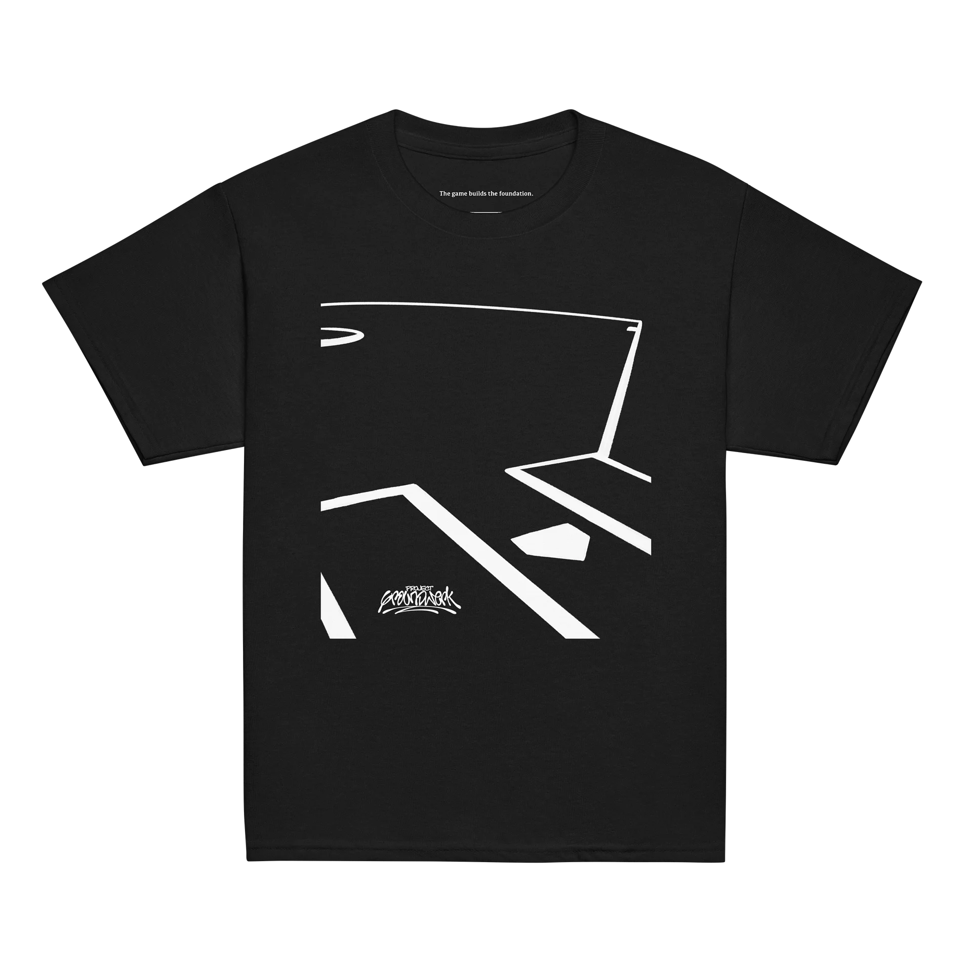 Everything Starts At Home Youth Classic (Front/Back) Black Tee product image (2)