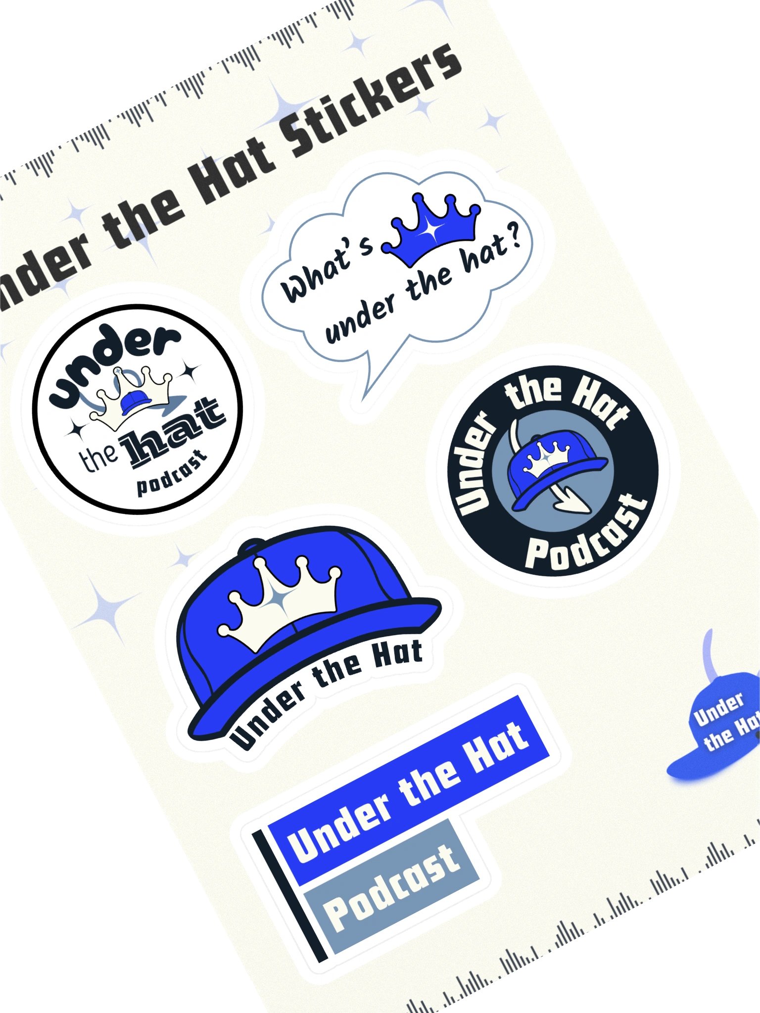 Under the Hat Sticker Sheet Option 1 product image (1)
