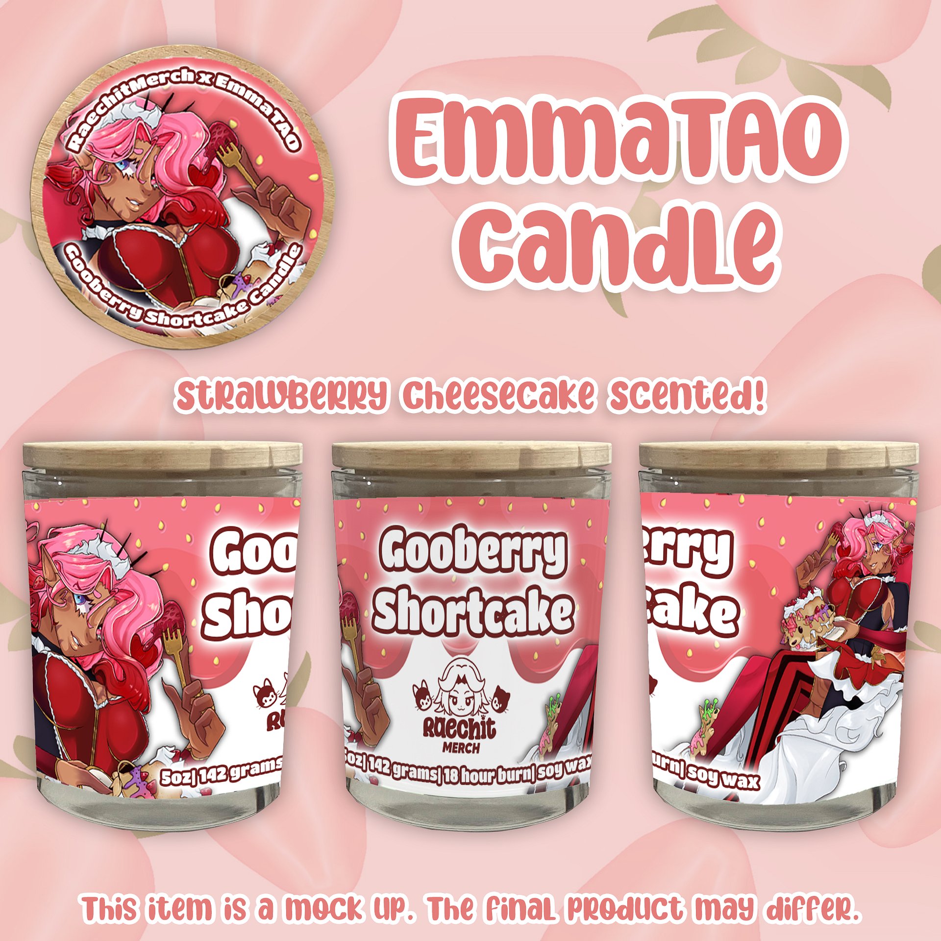 EmmaTAO Gooberry Shortcake Candle product image (1)