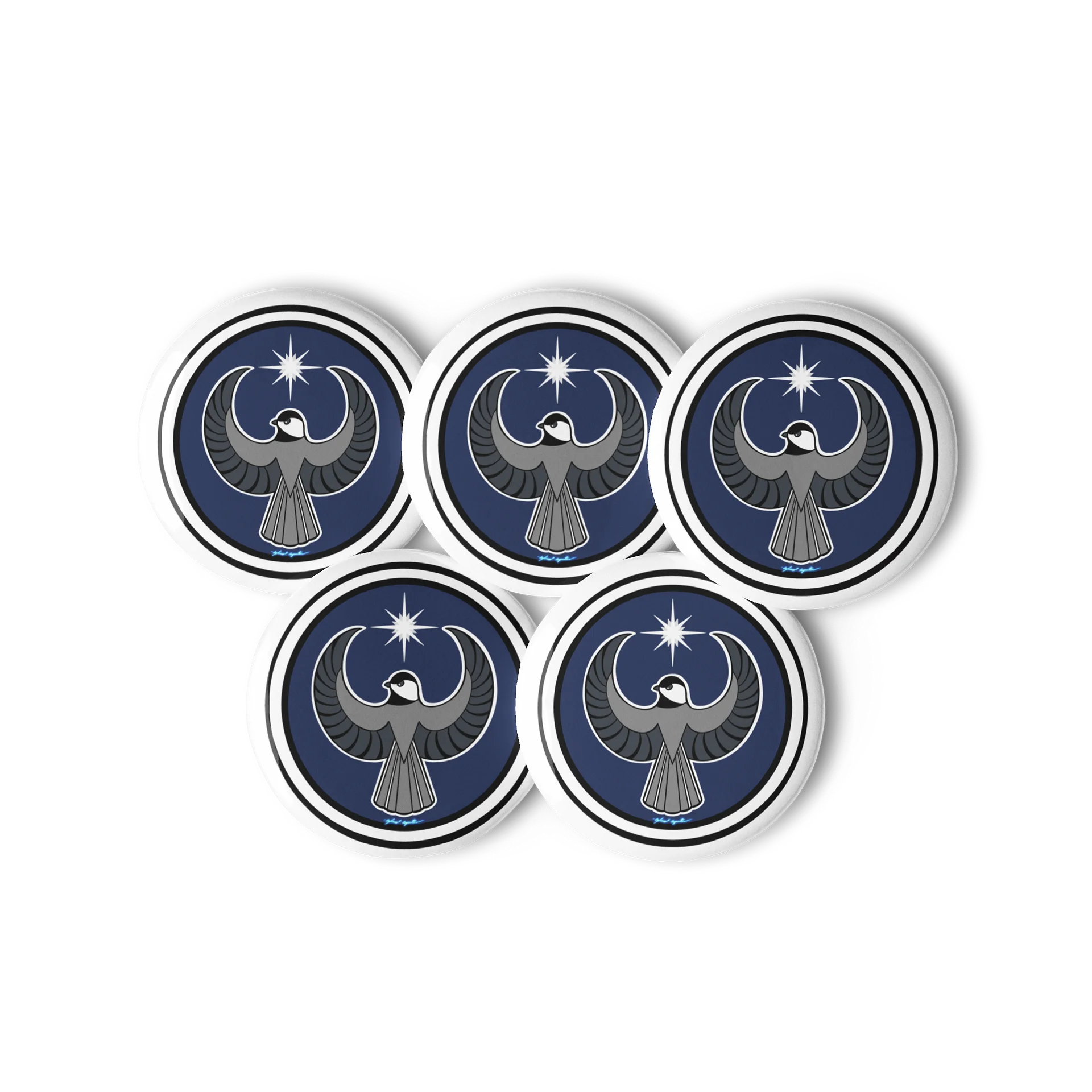 Chickadee- Resistance. MA, ME. (5-pack button) product image (2)