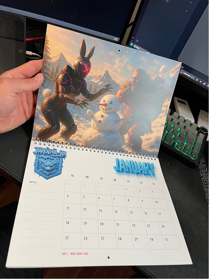 2026 DARKALPHA CALENDAR product image (2)