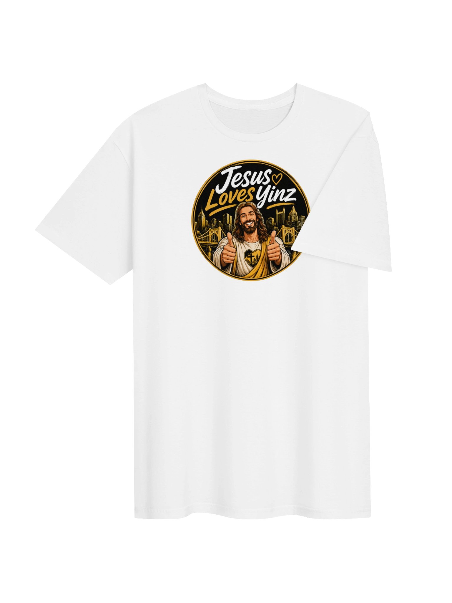 Jesus Loves Yinz Soft Unisex T product image (4)