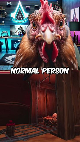 The MOMENT You LOSE IT🐔 #funny #shorts #manairons