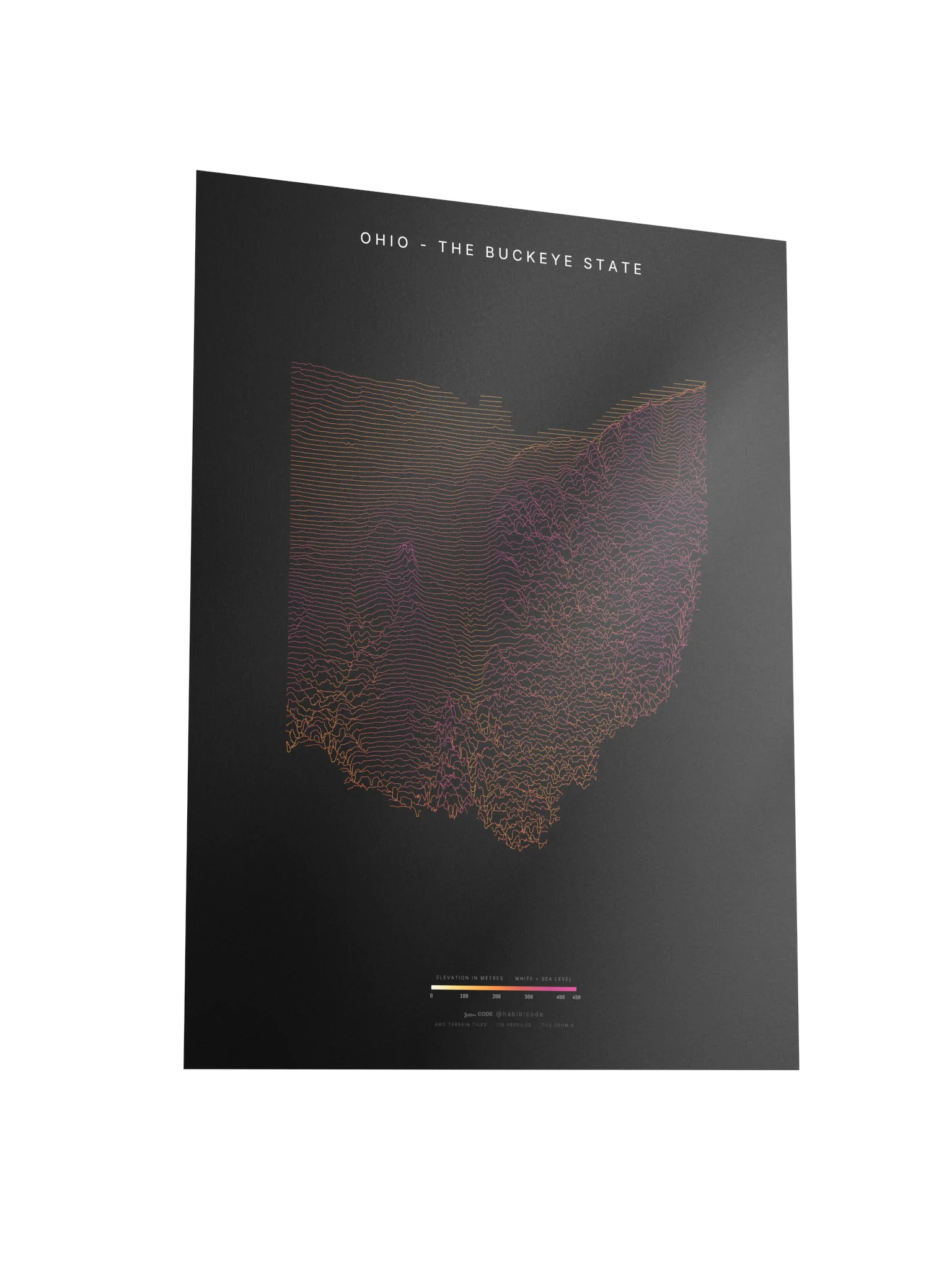 Ridgeline Poster - Ohio product image (3)