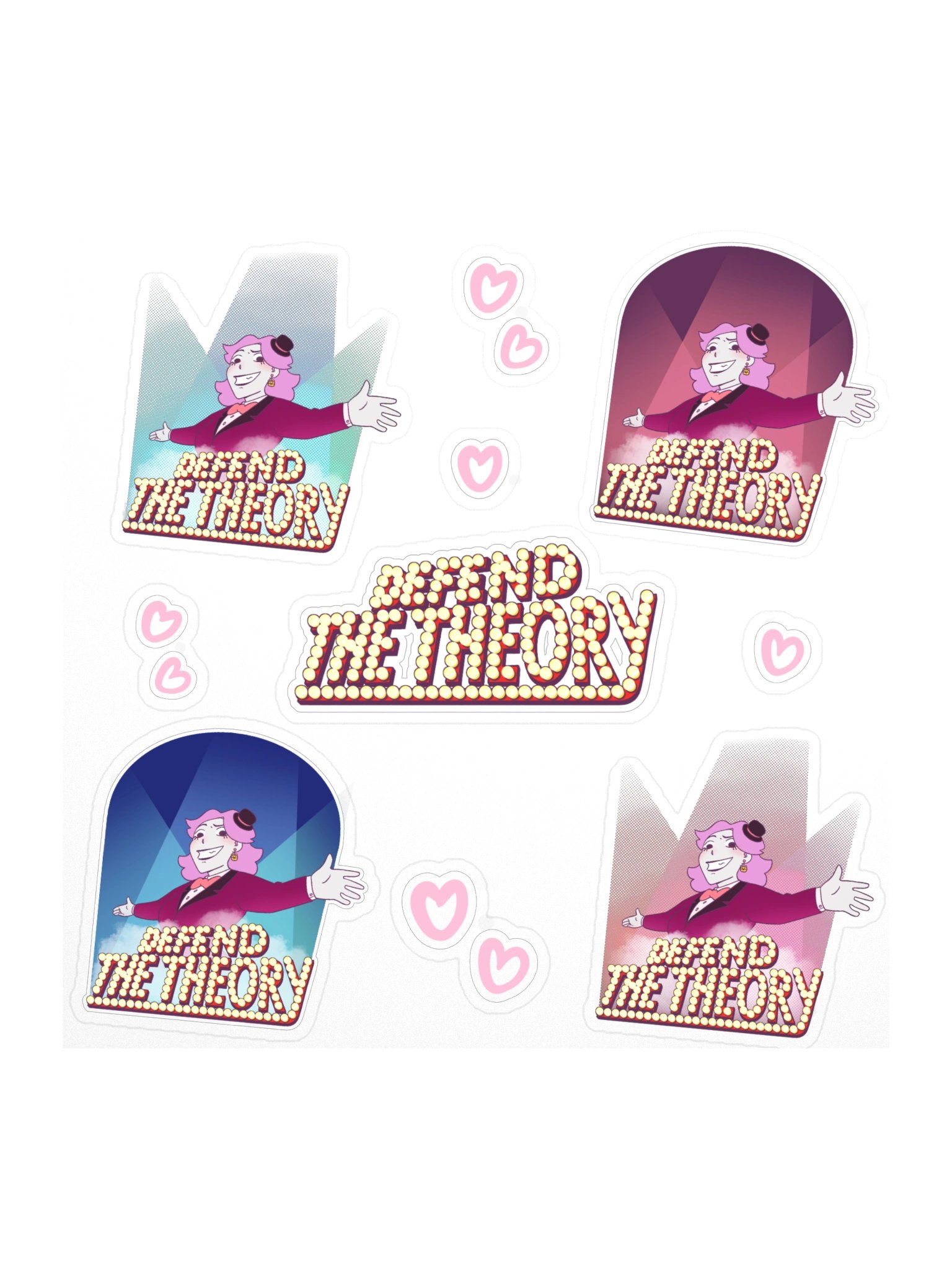 Defend The Theory Sticker Sheet product image (2)