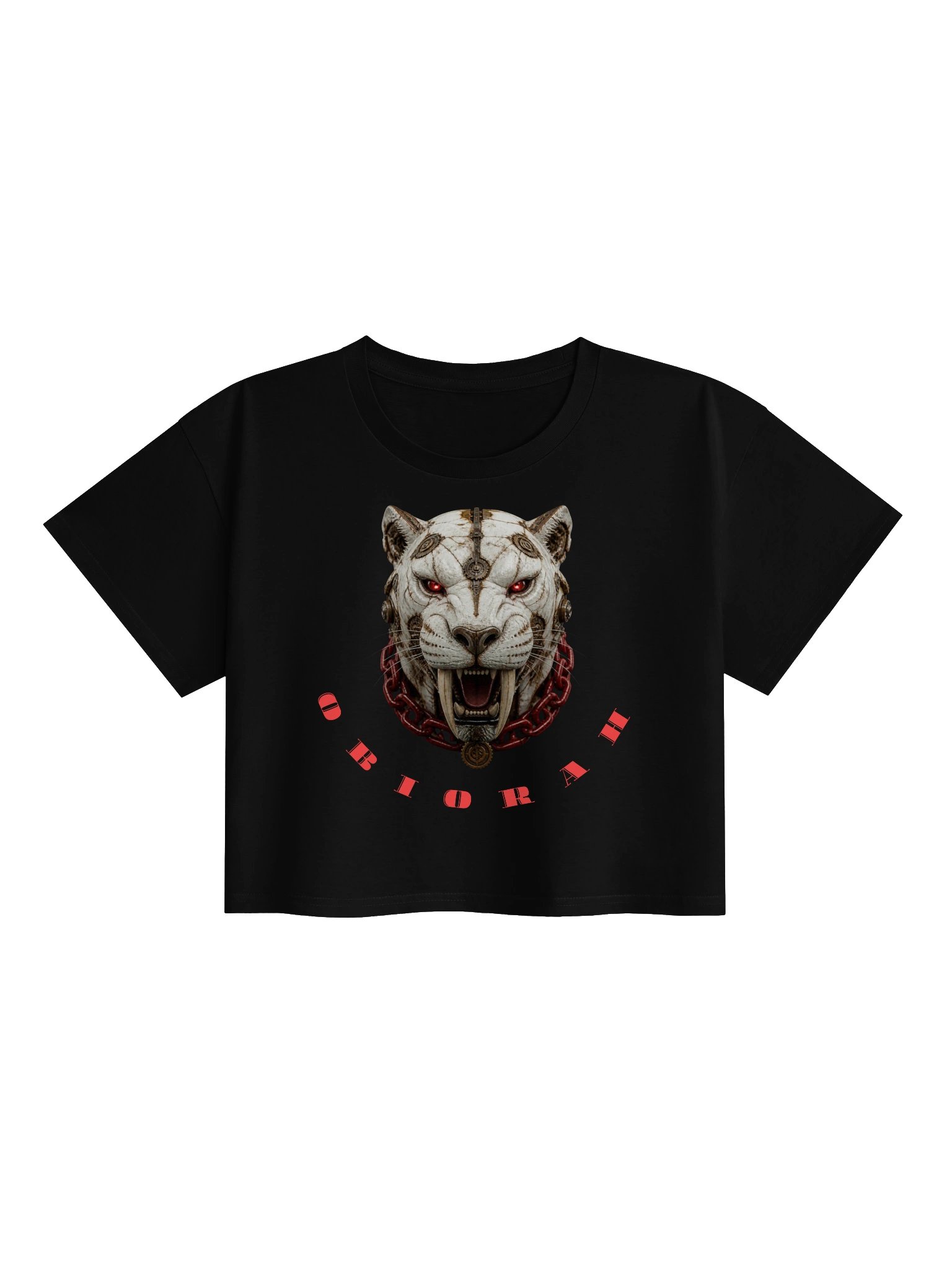 Mechanical Tiger Skull - Crop Top product image (1)