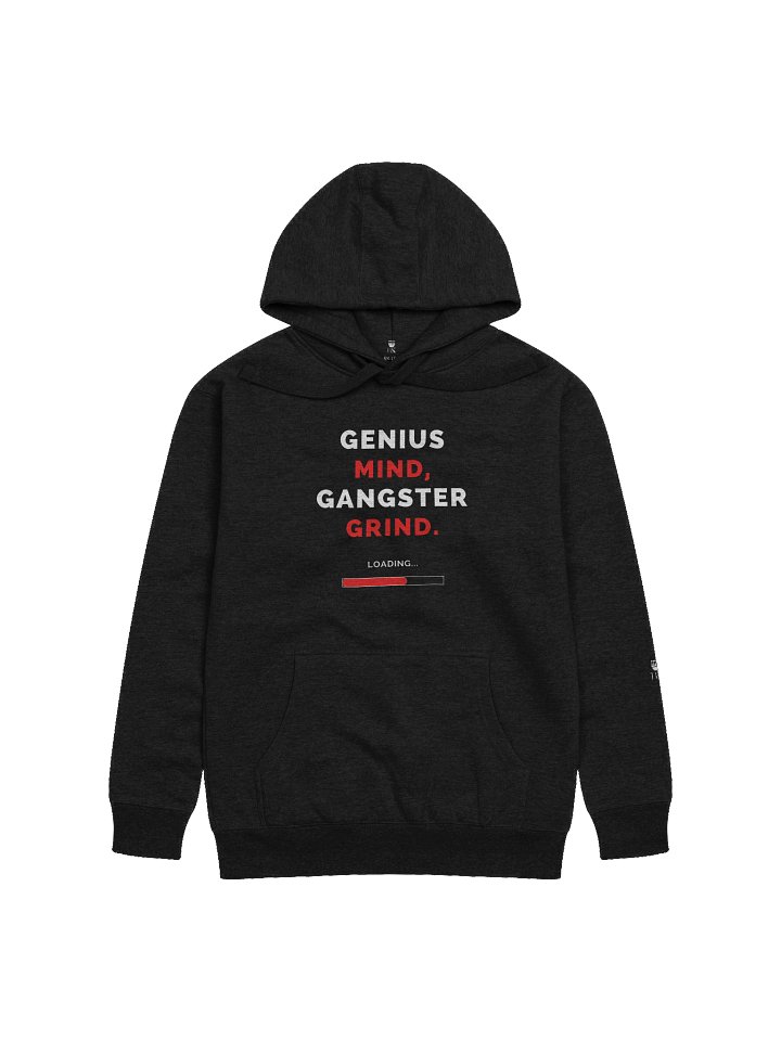 Genius Mind, Gangster Grind. Regular Fit Hoodie product image (1)