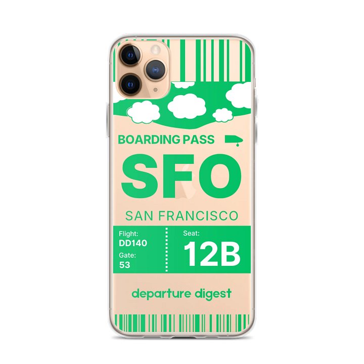 SFO: San Francisco Boarding Pass Case (iPhone) product image (1)
