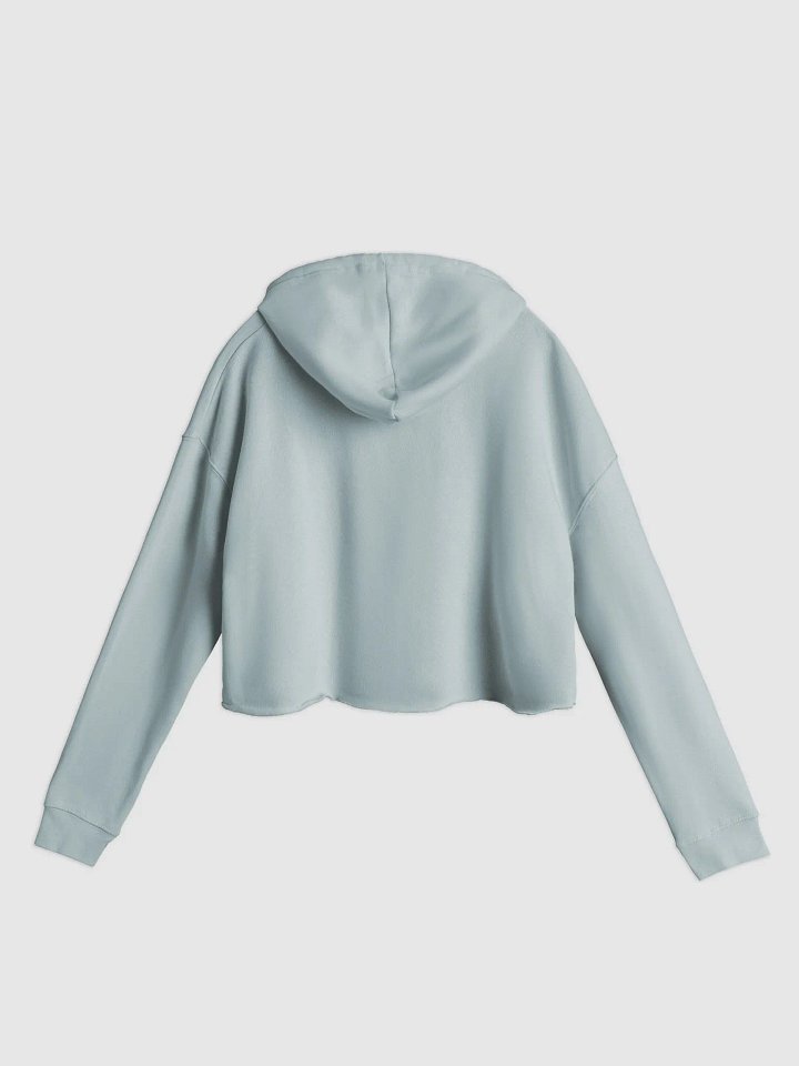 Bubbly and a B*tch (light-pink design) lightweight cropped hoodie product image (6)