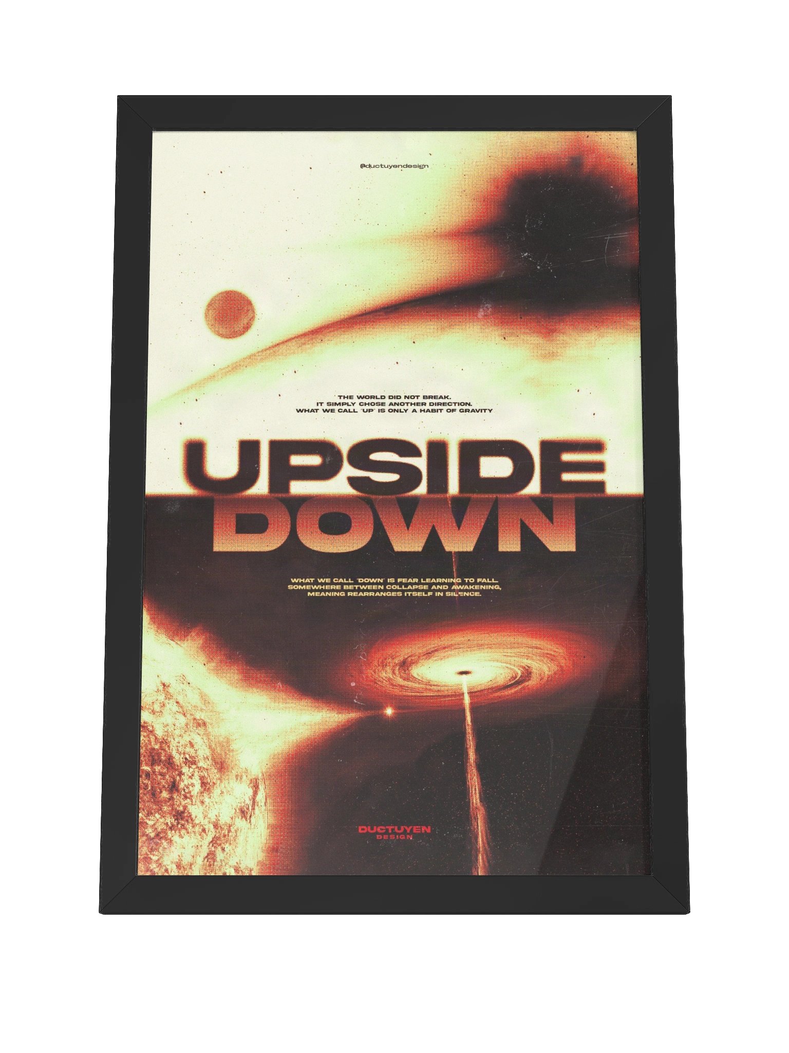 "UPSIDE DOWN" Framed Poster product image (6)