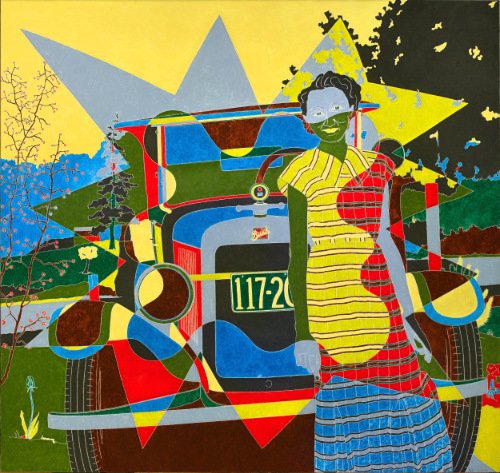 Peggy's Buick (2015) on canvas product image (3)