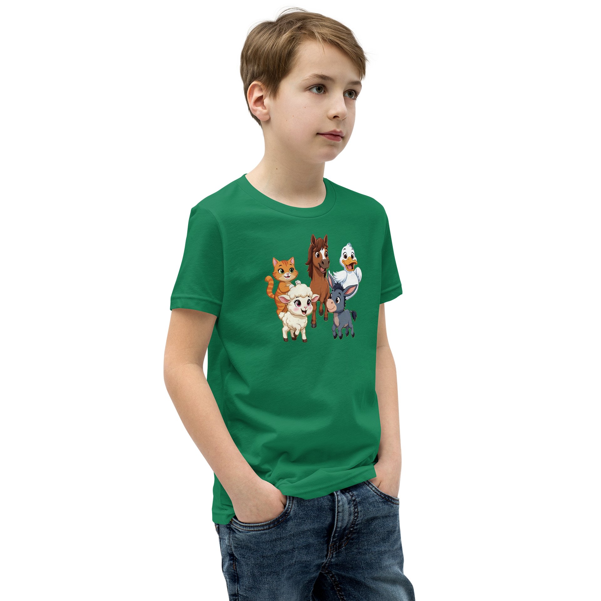 Cute Farm Friends Youth Tee product image (2)