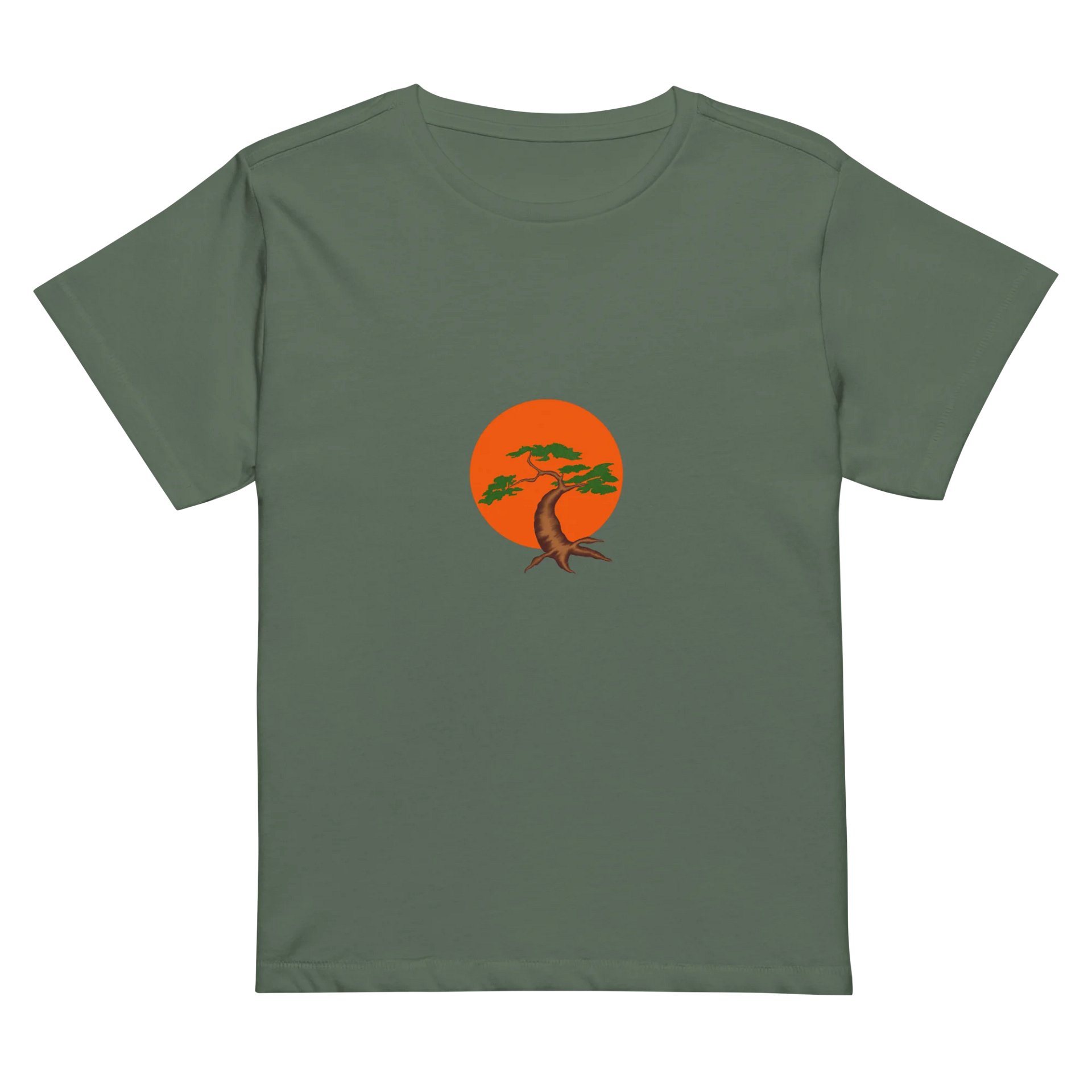 Nature's Sunset Tree High-Waisted Tee product image (2)