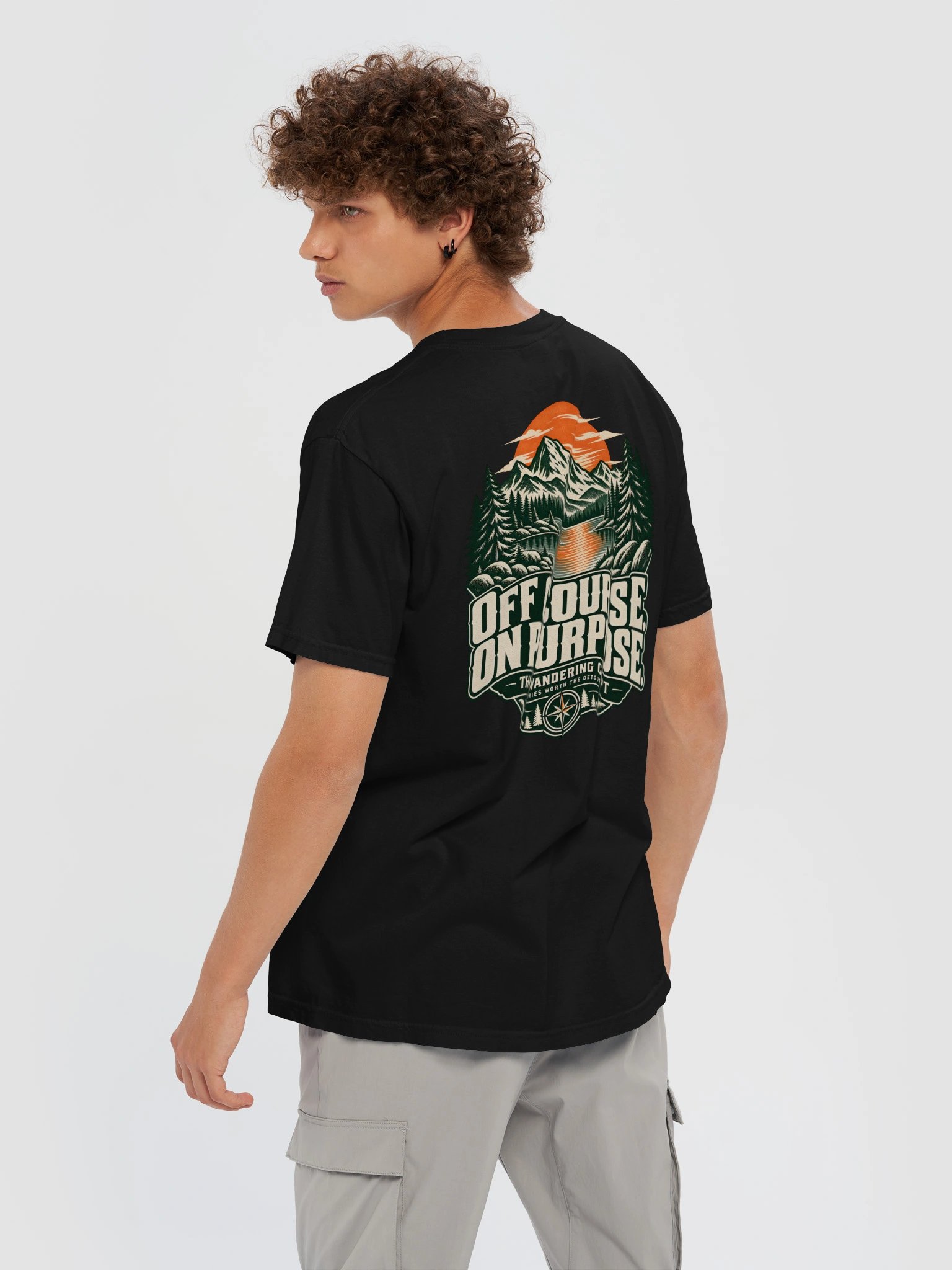Off Course. On Purpose. | The Wandering Capt Tee product image (5)