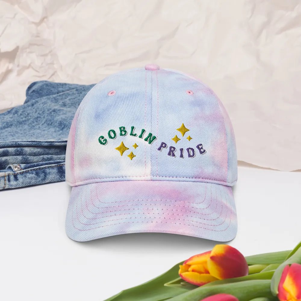 Embroidered Goblin Pride Tie-Dye Hat product image (38)