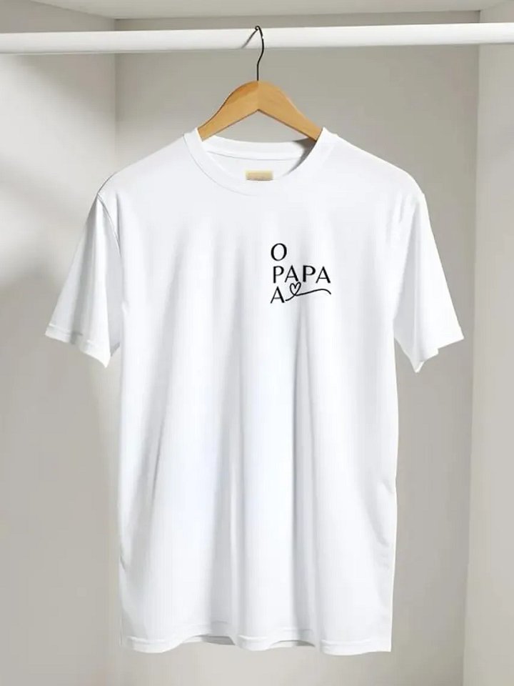 Comfort Colors® Personalized Papa Grandpa Shirt - Minimalist Father's Day Crossword Gift for Dad product image (2)