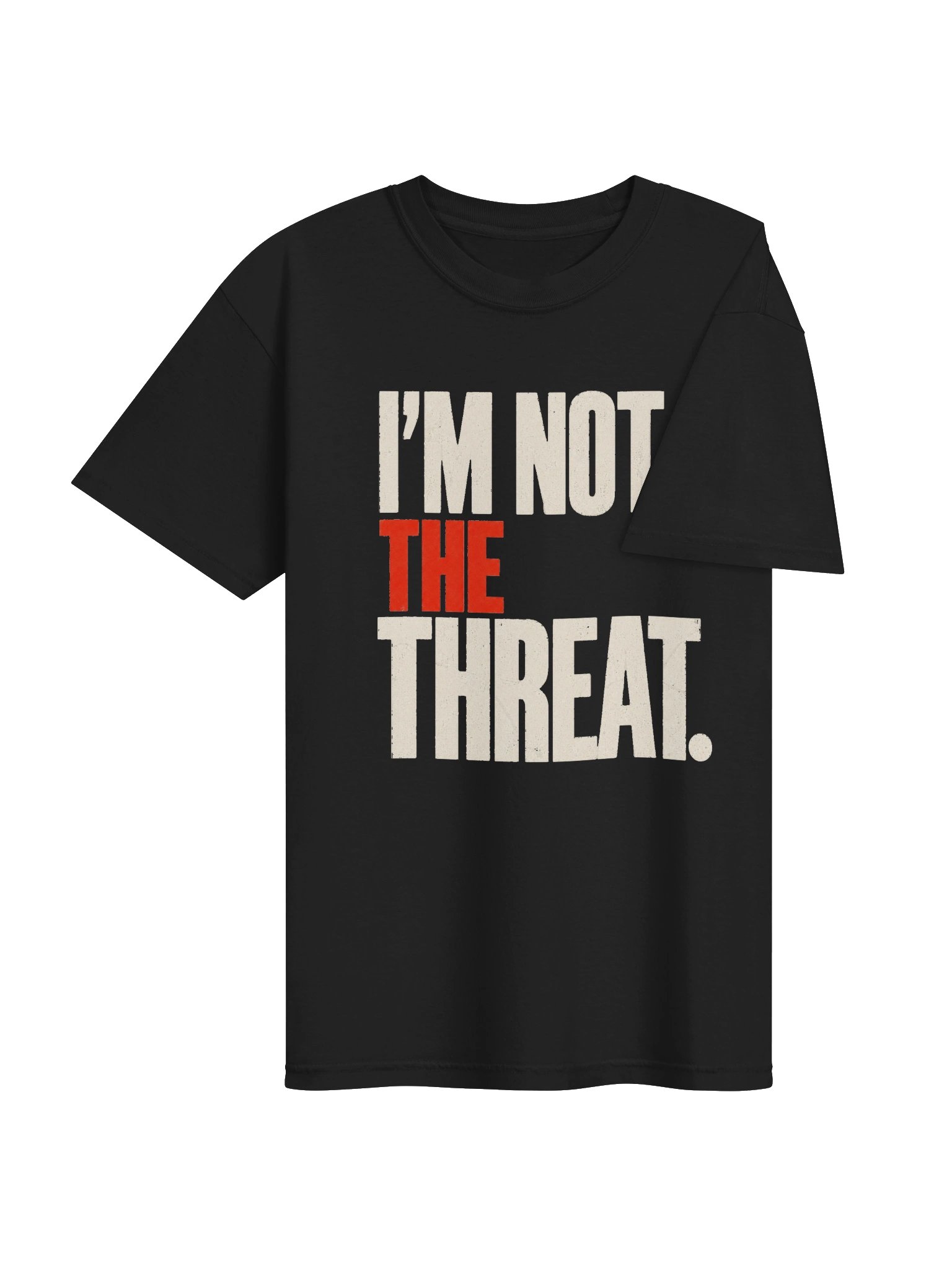 I’M NOT THE THREAT. — Heavyweight Commander Tee product image (4)