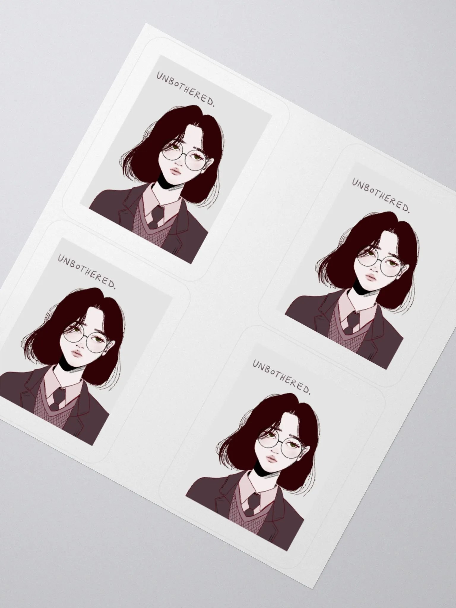 unbothered sticker product image (2)