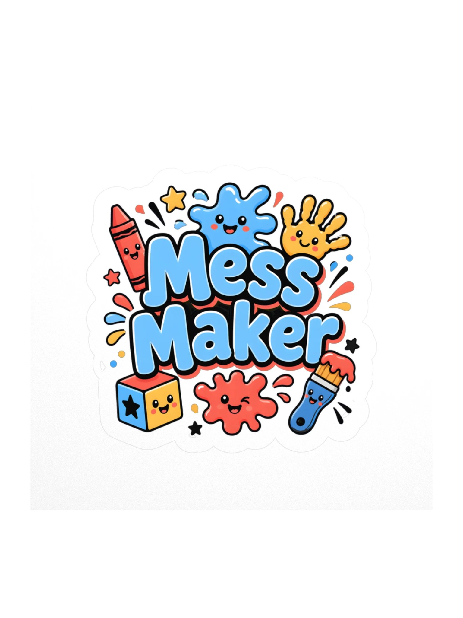 Mess Maker Sticker product image (1)