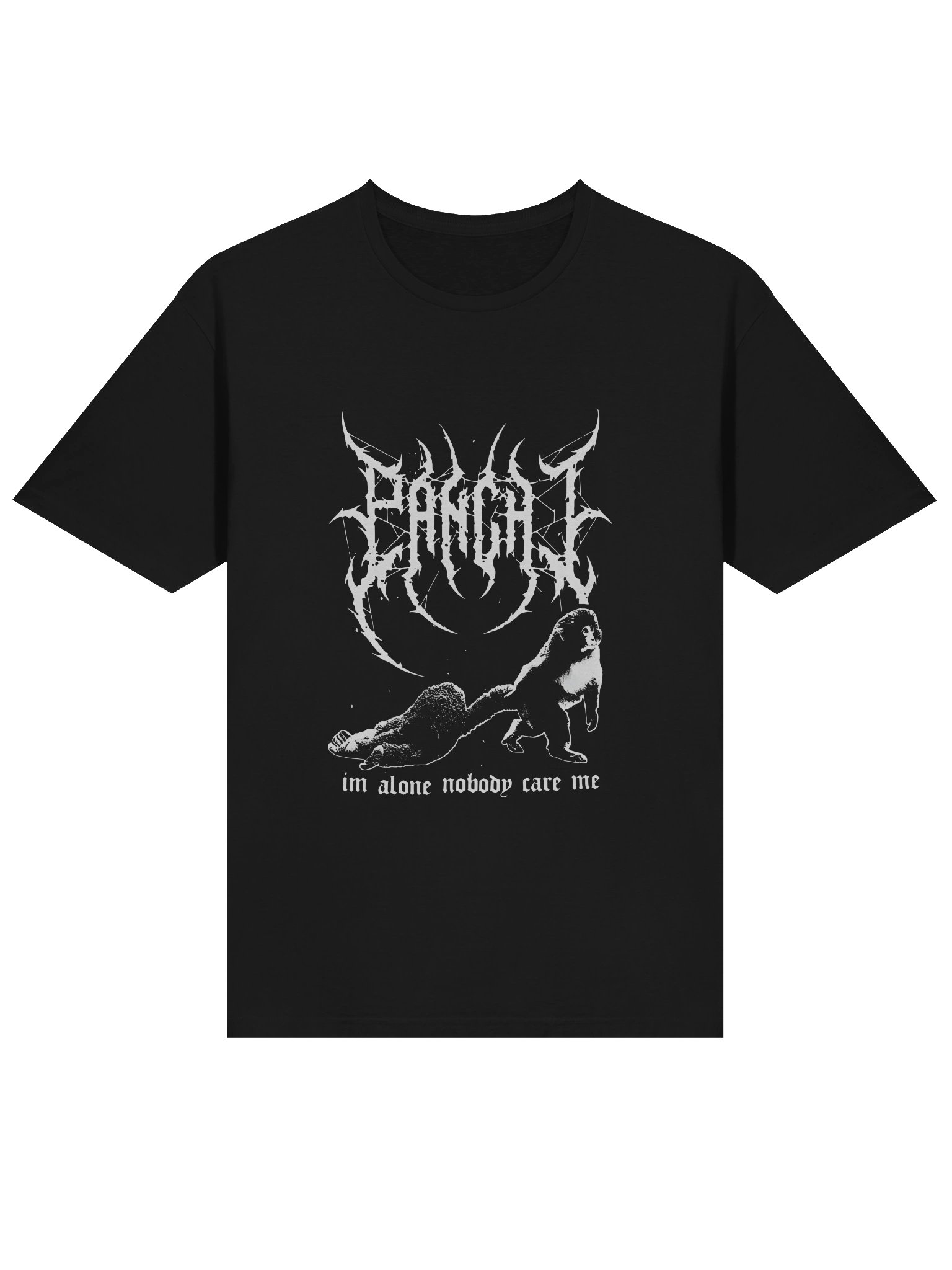 Panchi Metal I’m Alone Nobody Care Me T-Shirt product image (2)