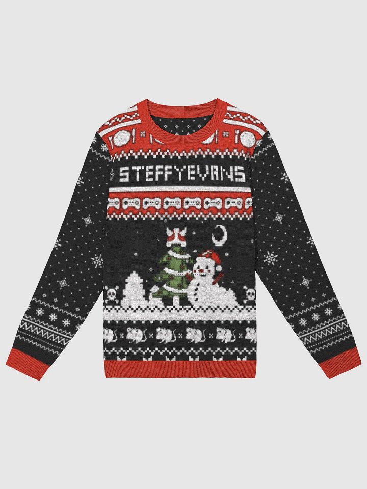 Yule Be Sorry You Wore This Christmas Sweater | Red & Black product image (1)
