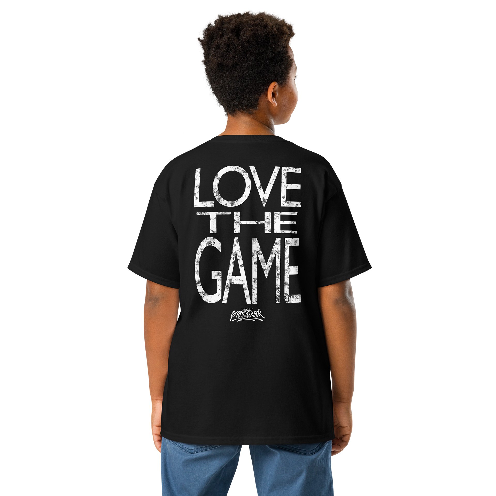 Love the Game Youth Classic (Front/Back) Black Tee product image (5)