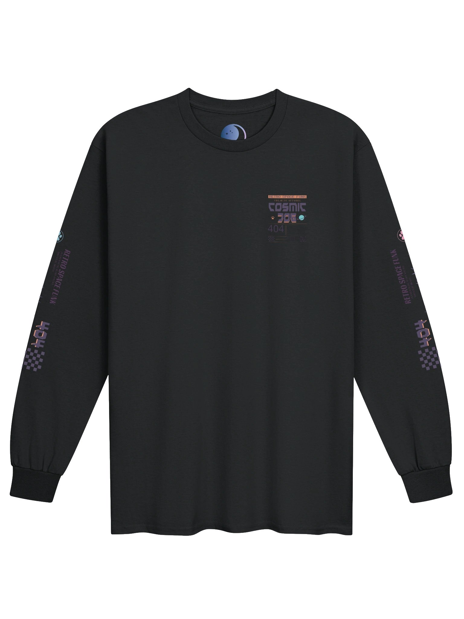 Retro Space Funk Moo Long Sleeve product image (1)