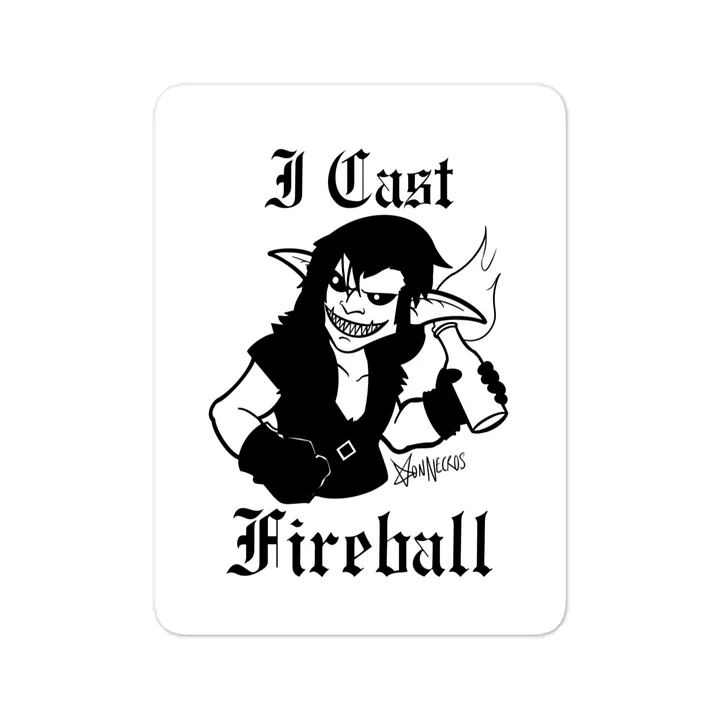 Fireball Vinyl Sticker product image (1)