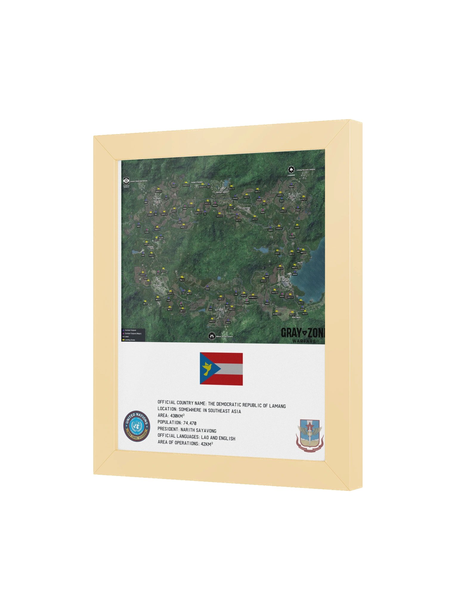 Map of The Democratic Republic of Lamang - Update 0.4 product image (3)
