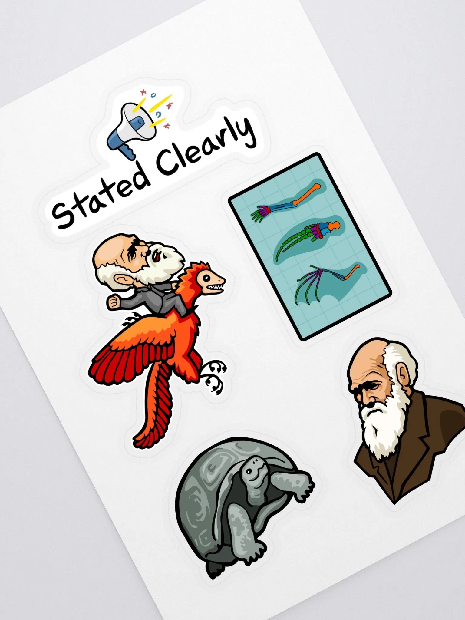 Darwin Evolution Sticker Sheet product image (2)