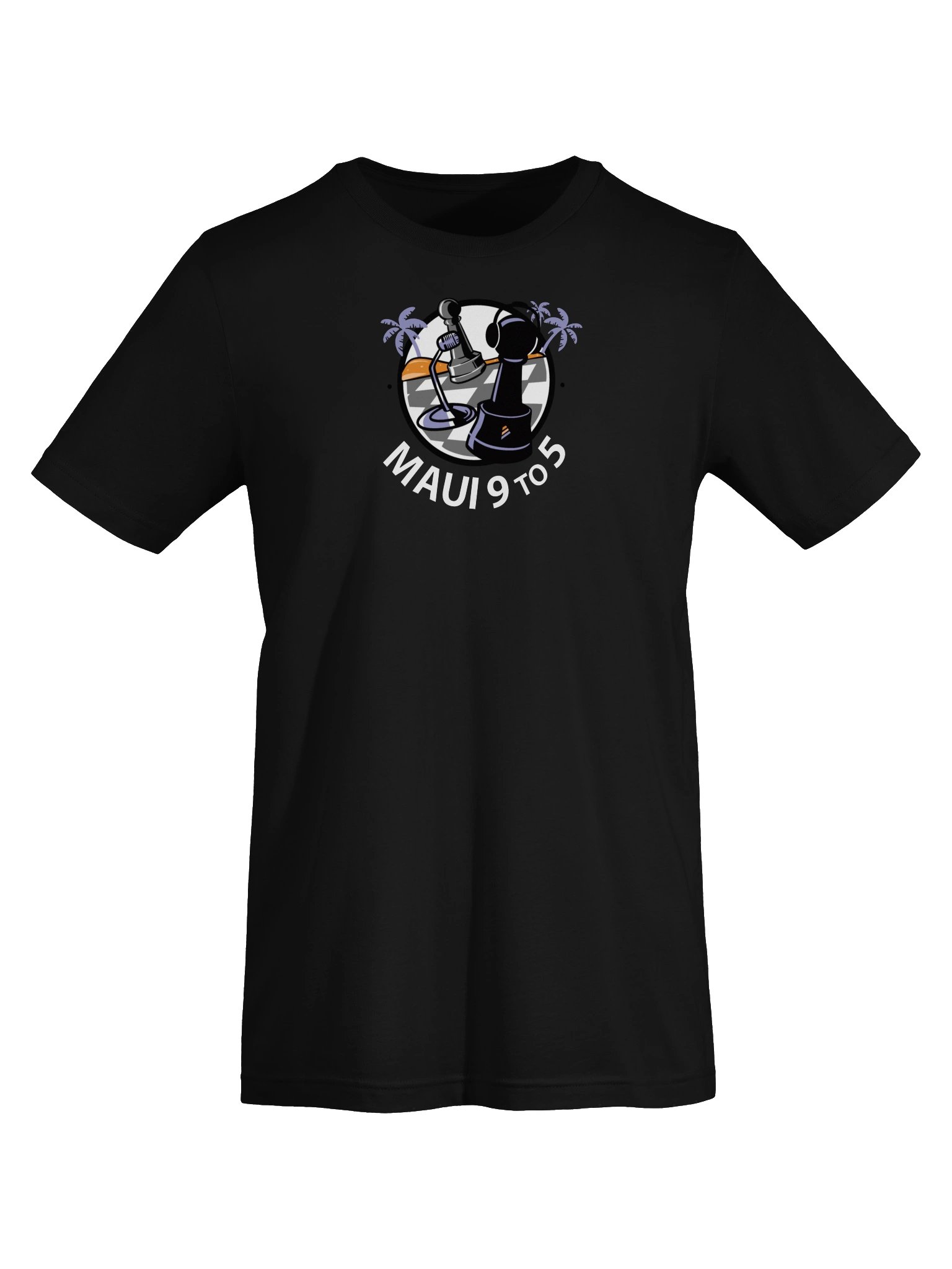 Maui 9 to 5 Chess Mic Palm Logo Tee product image (5)