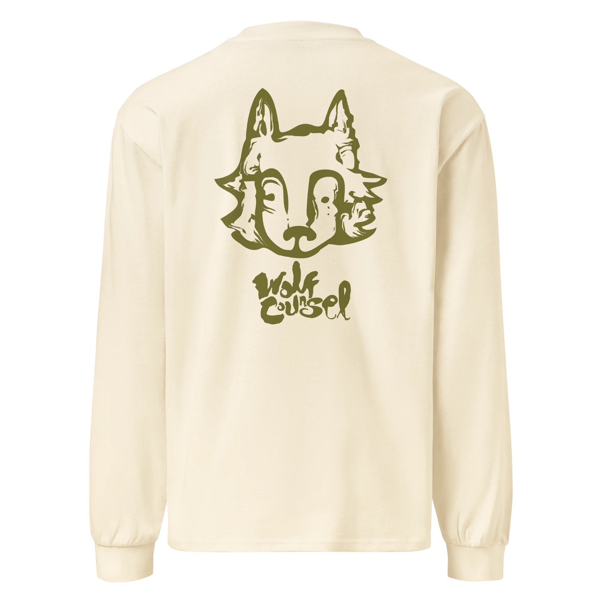 Wolf Counsel AS Colour Premium Heavyweight Long Sleeve Shirt (Back Patch) product image (2)