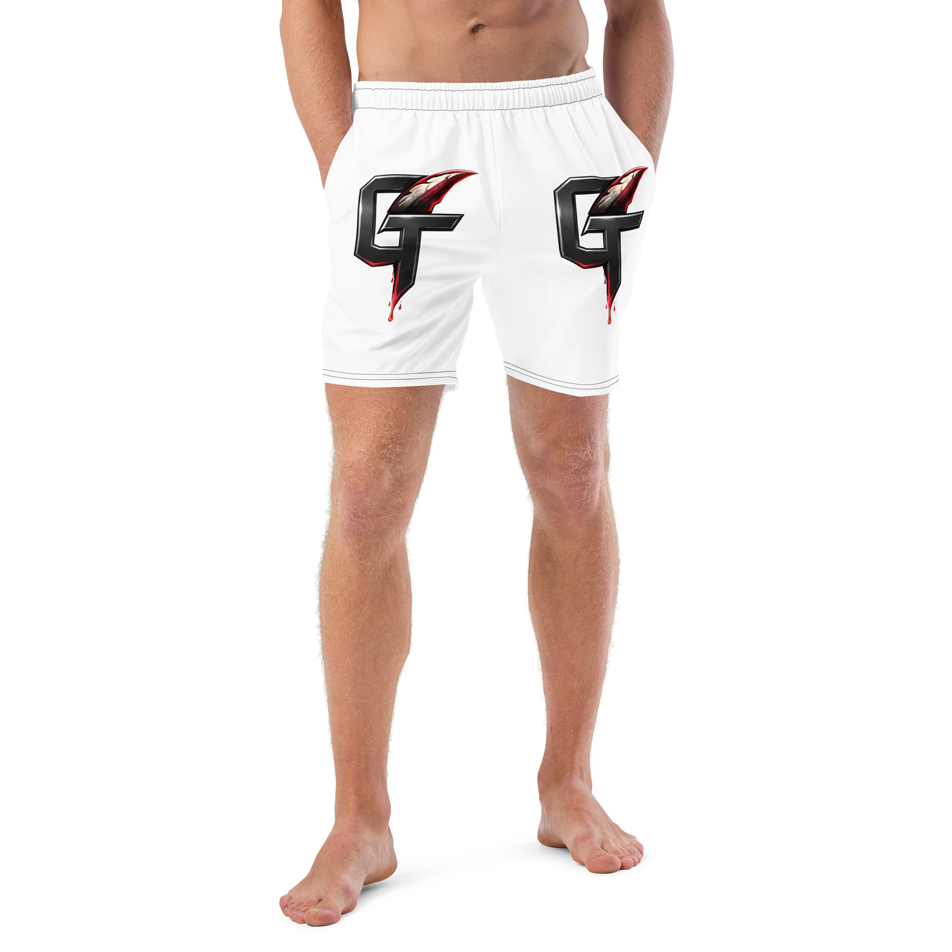 GnarlyToenail Logo Men's Swim Trunks product image (4)