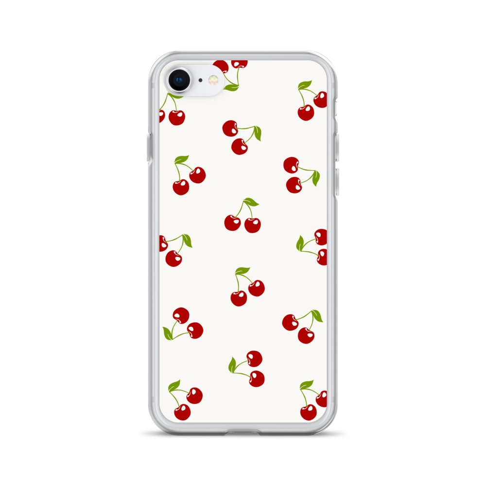 Cherry Pairs Clear iPhone Case product image (1)