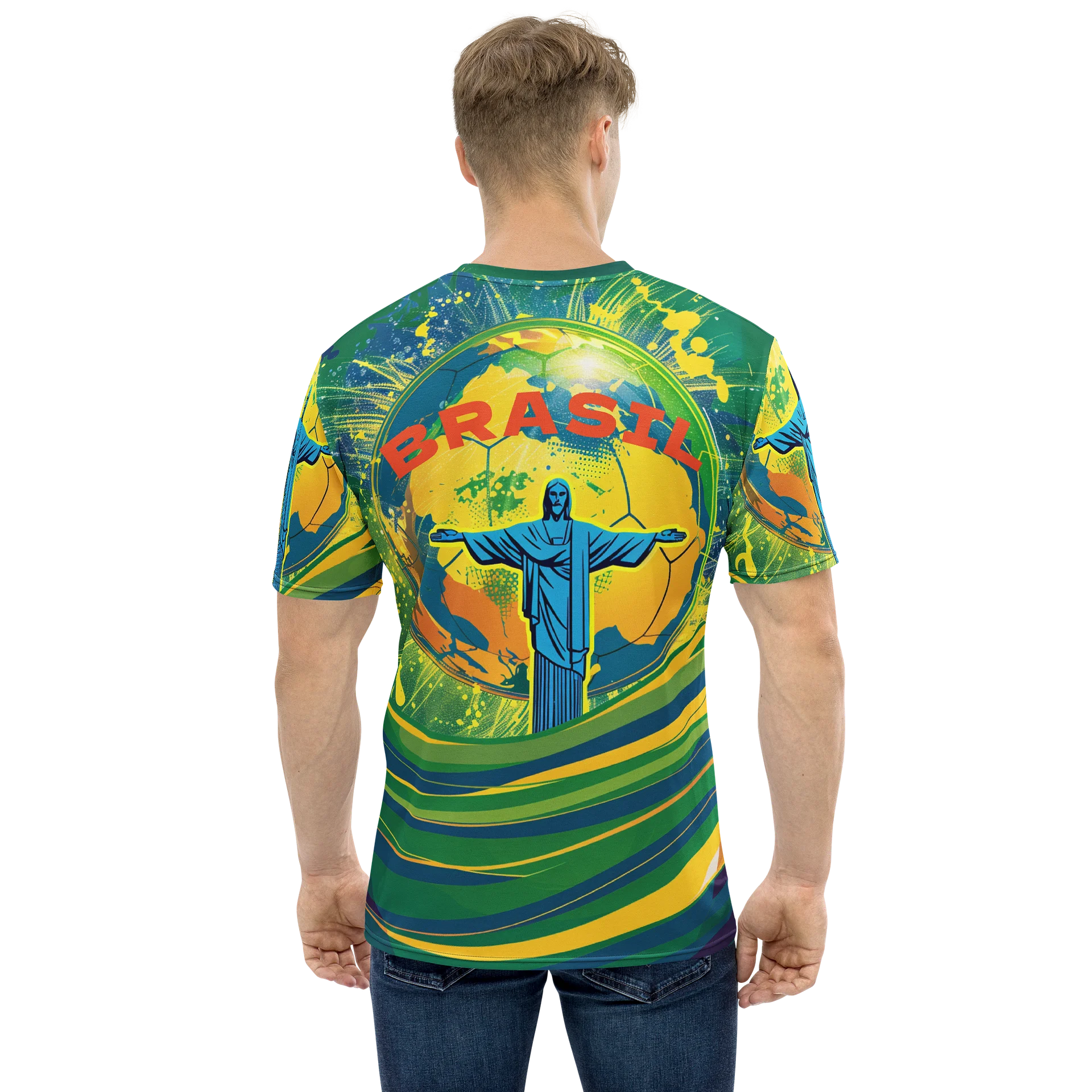Brazil Fantasy Football Mens T shirt product image (6)