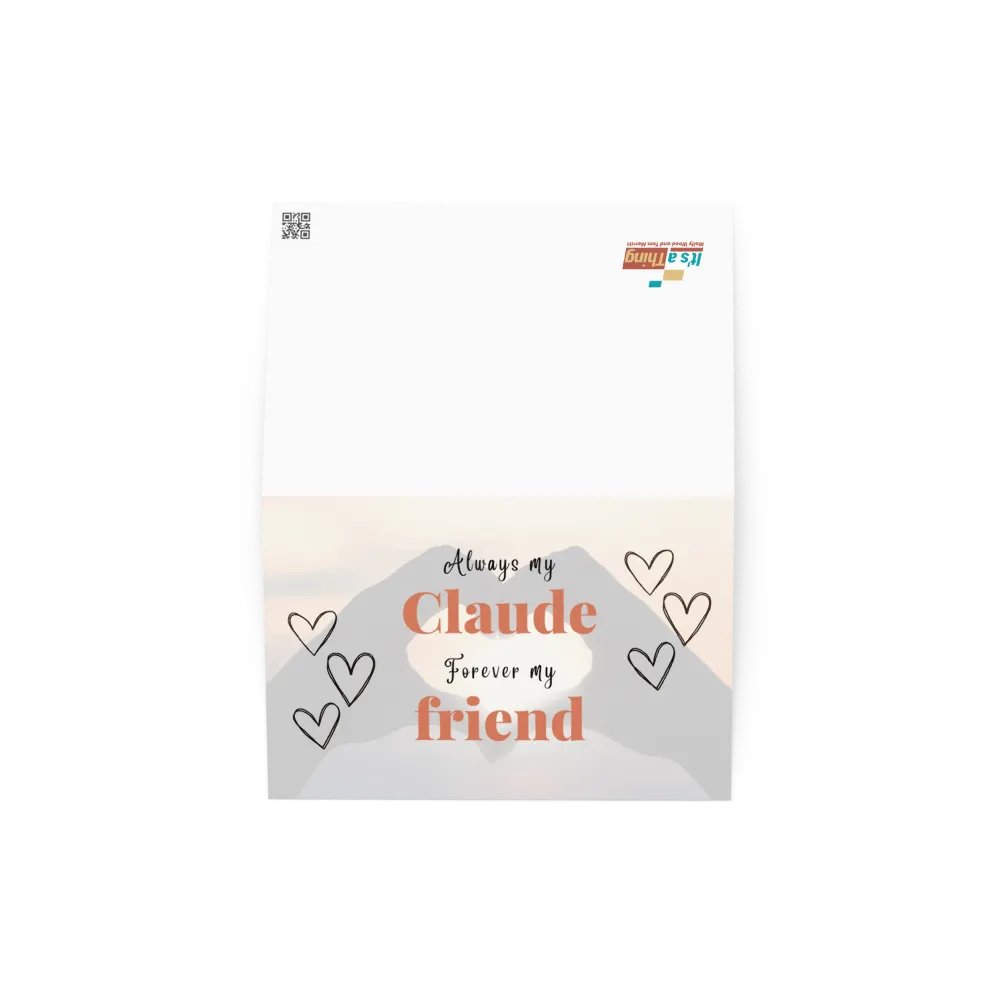 Claude Greeting Card product image (2)