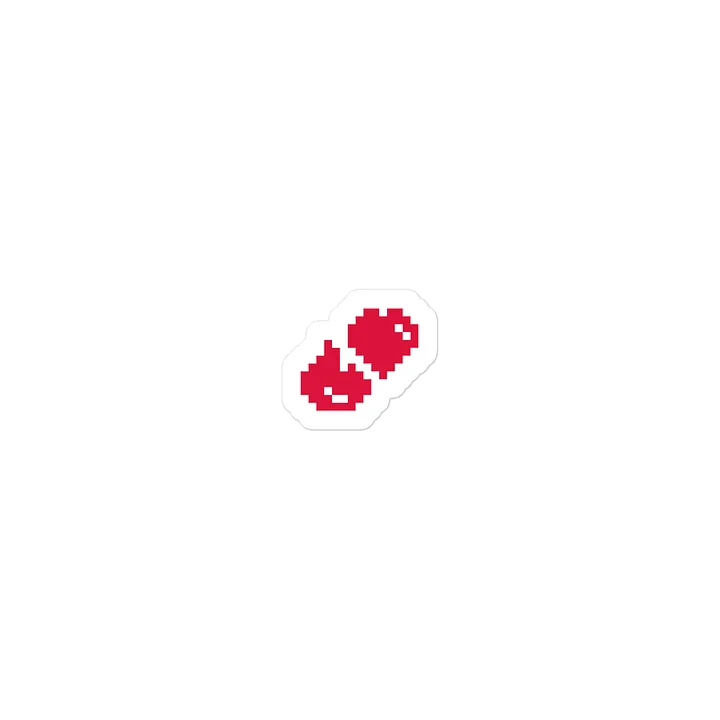 KUDOS // #EnemiesToLovers Pixel Art Die-Cut Sticker product image (1)