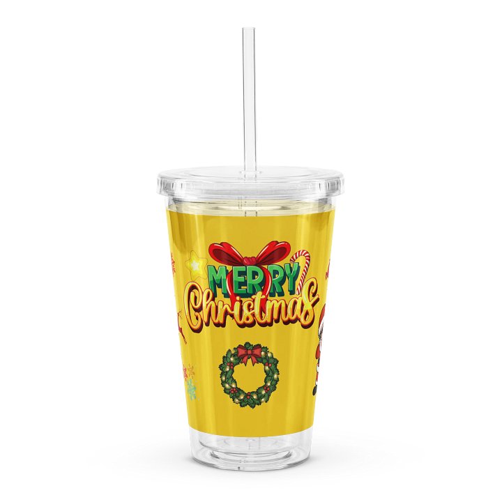 Cheerful Christmas Joy Double Wall Tumbler product image (1)