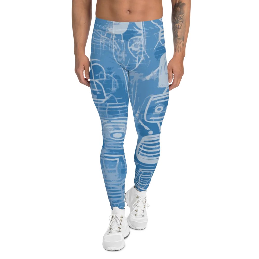St®èétwise Mecha Graffiti Men's Leggings product image (1)