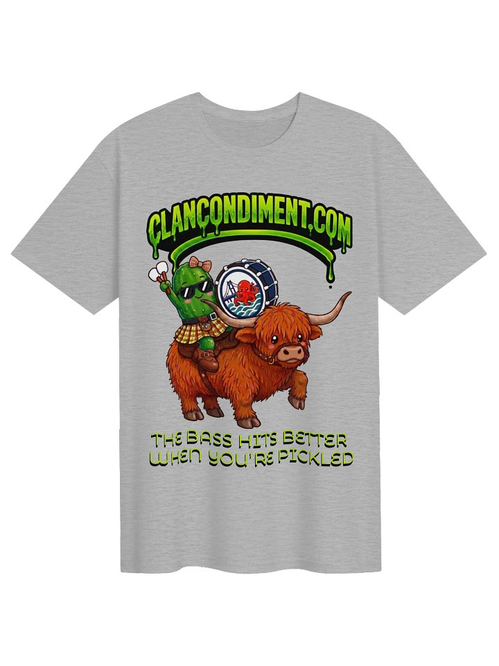 Pickled Bass Highland Cow Tee product image (1)