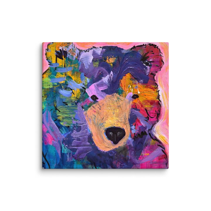 Charming Bear Canvas Print by Caren Goodrich product image (2)