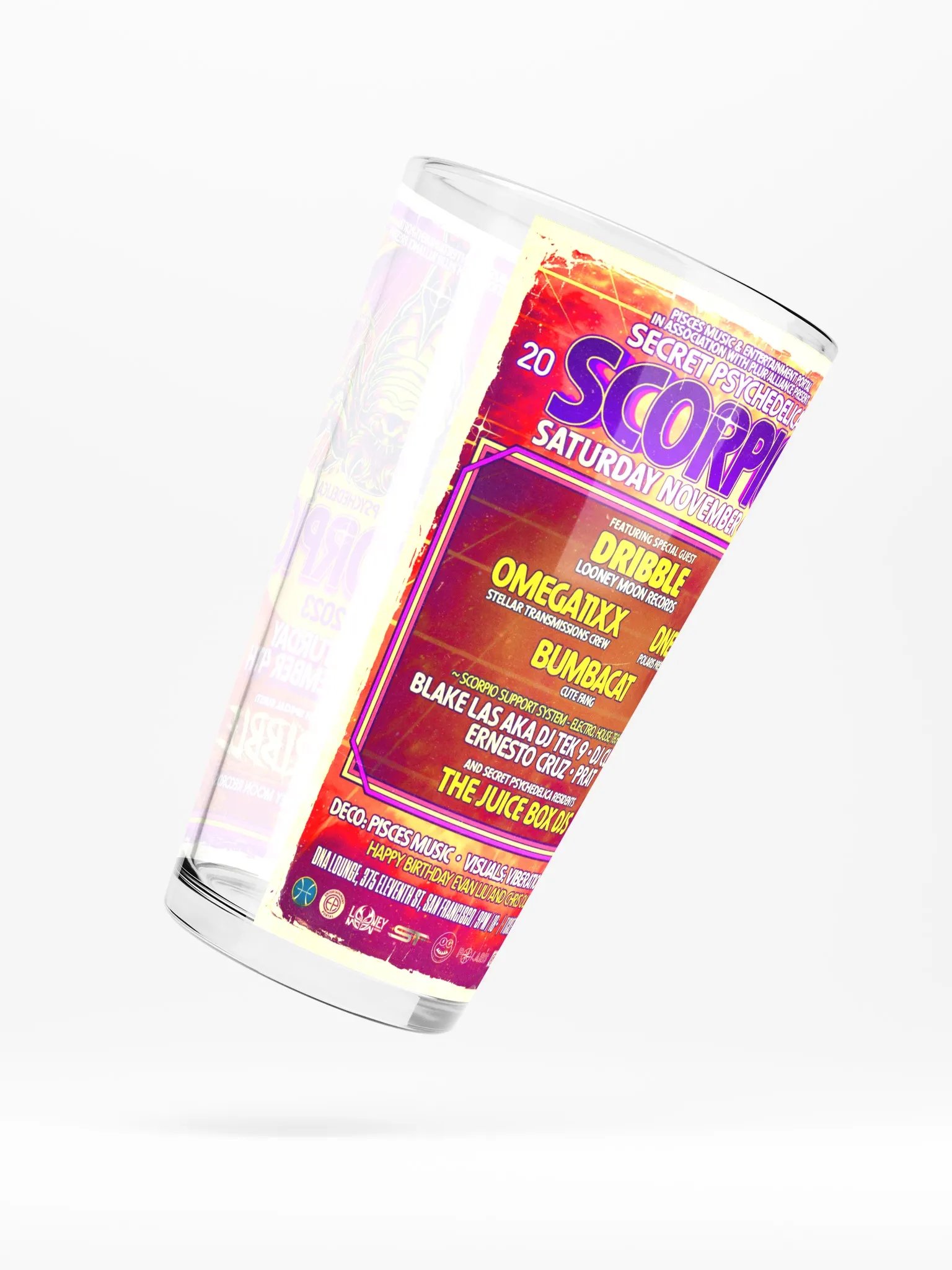 Scorpio 2023 Shaker Pint Glass product image (2)