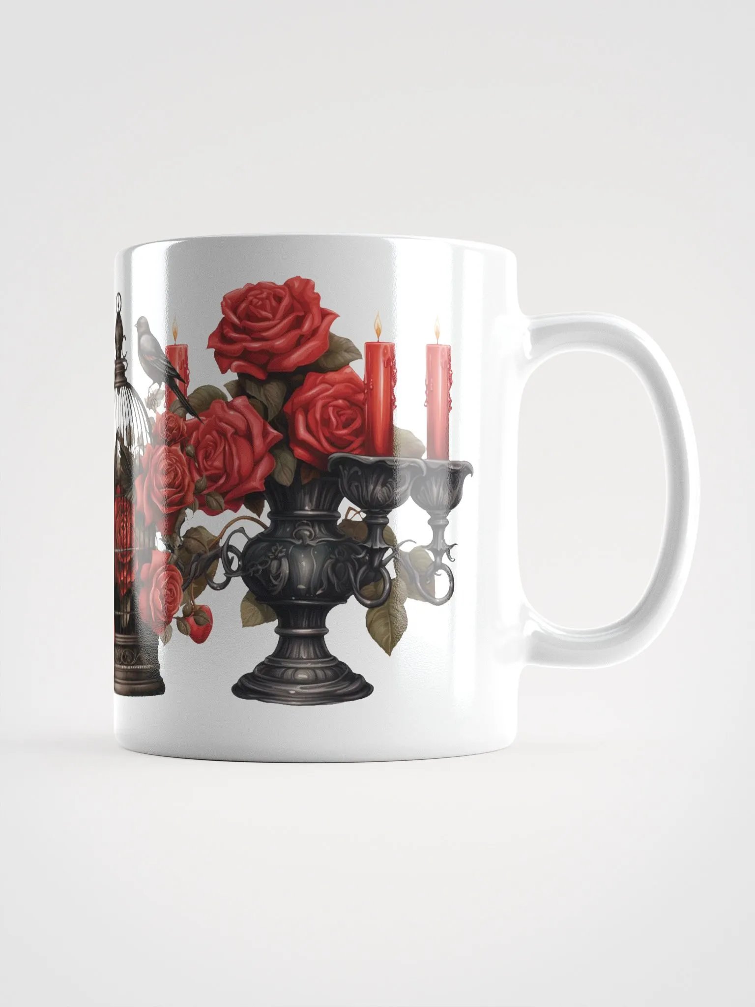 Gothic Red Rose Antique Mug product image (1)