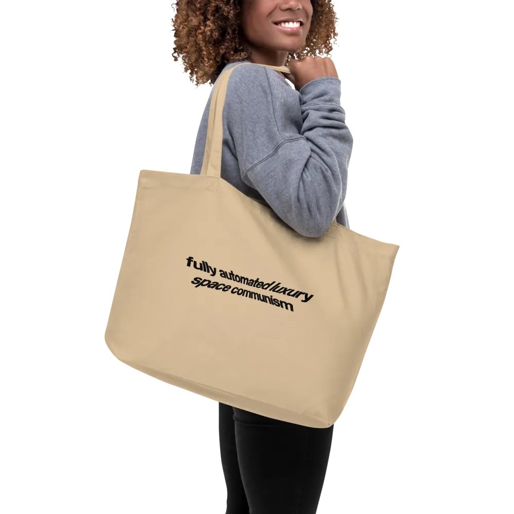fully automated luxury space communism tote bag - 100% organic cotton product image (9)