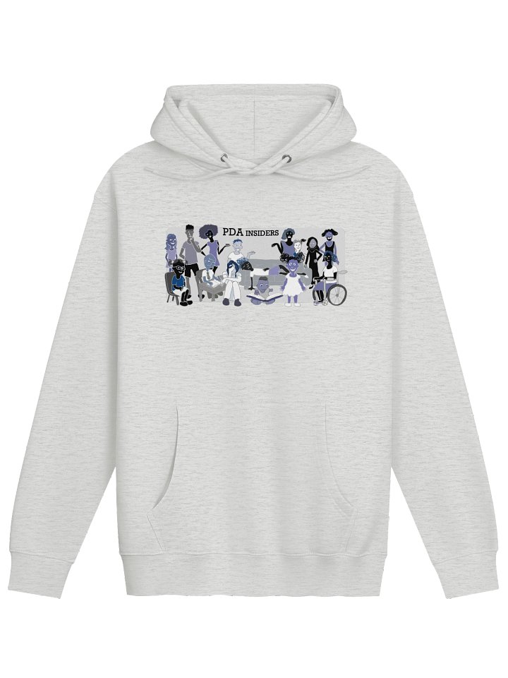 Characters grey hoody product image (1)