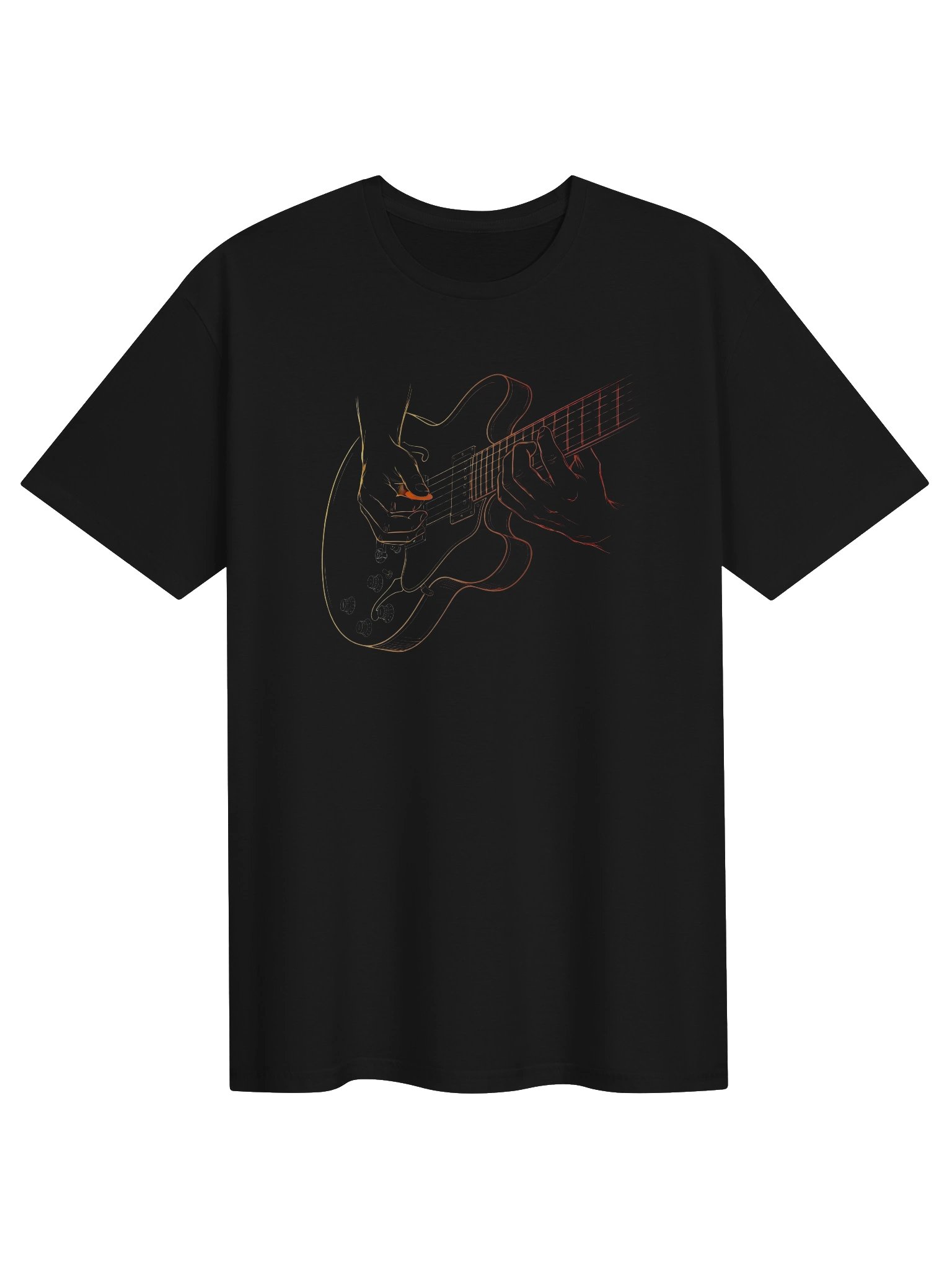 In the Strings 335 - Electric Guitar Line Art T-Shirt | Gift for Guitar Players product image (2)