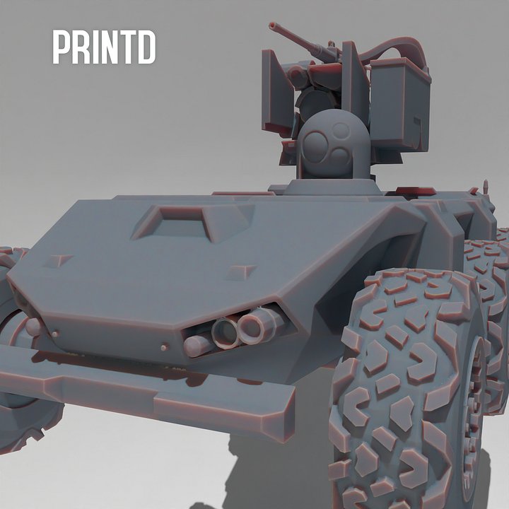 UGV Defence Vehicle - Modern Warfare Wargame Hobby Resin Scale Models product image (1)