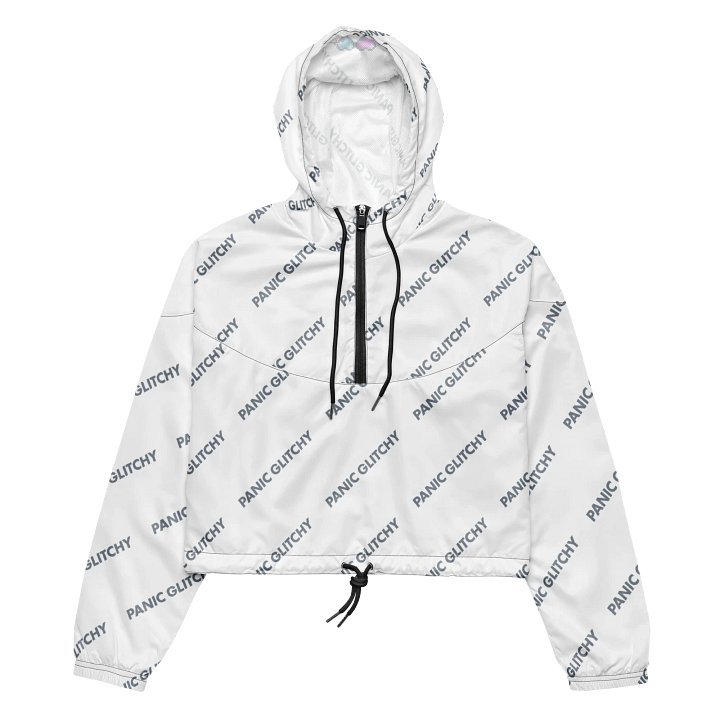 Just Panic/Just Glitchy crop windbreaker product image (1)