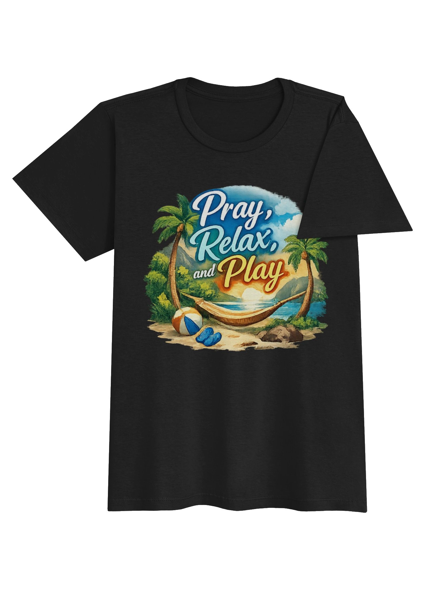 Pray, Relax & Play Women’s T-Shirt product image (4)