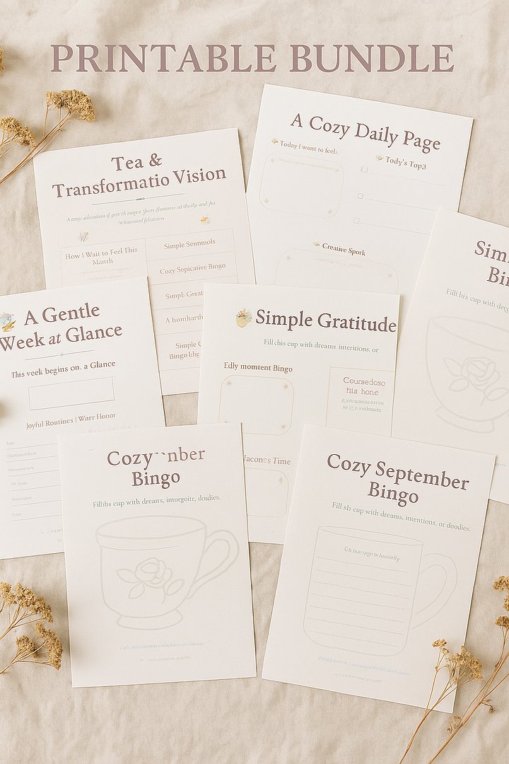 Sip, Savor & Reflect September Monthly Bundle product image (1)
